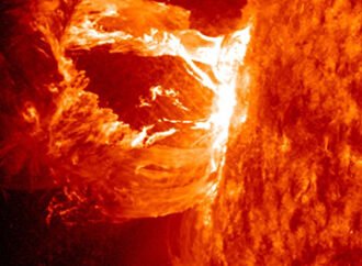 Stunning shot of the Sun erupting in another massive Solar Flare